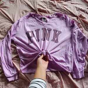Vs pink crop top